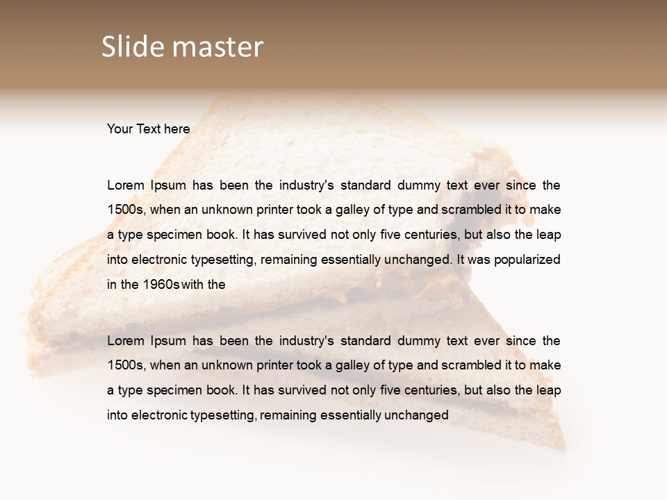 Jelly Lunch Jar PowerPoint Template