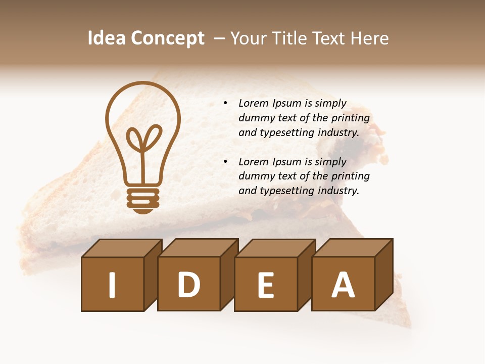 Jelly Lunch Jar PowerPoint Template