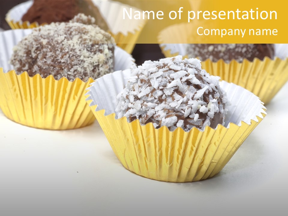 Food Candy Homemade PowerPoint Template