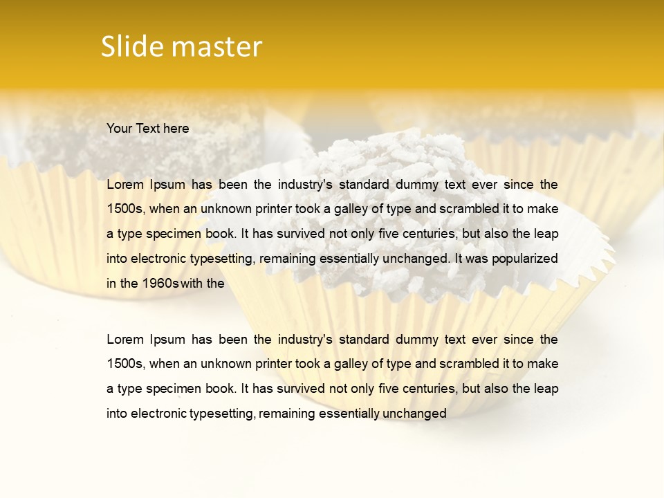 Food Candy Homemade PowerPoint Template