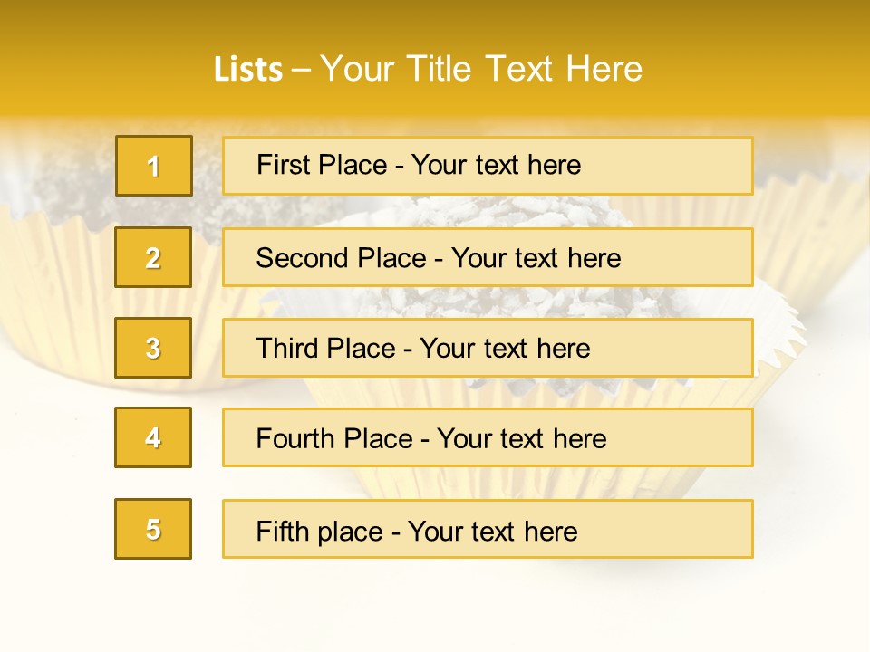 Food Candy Homemade PowerPoint Template