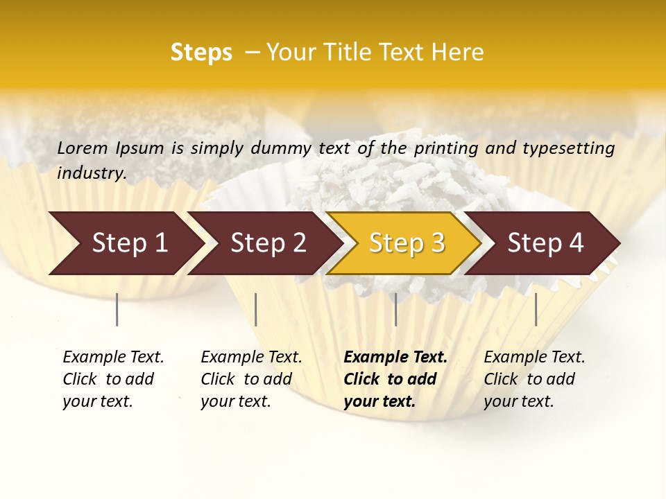 Food Candy Homemade PowerPoint Template