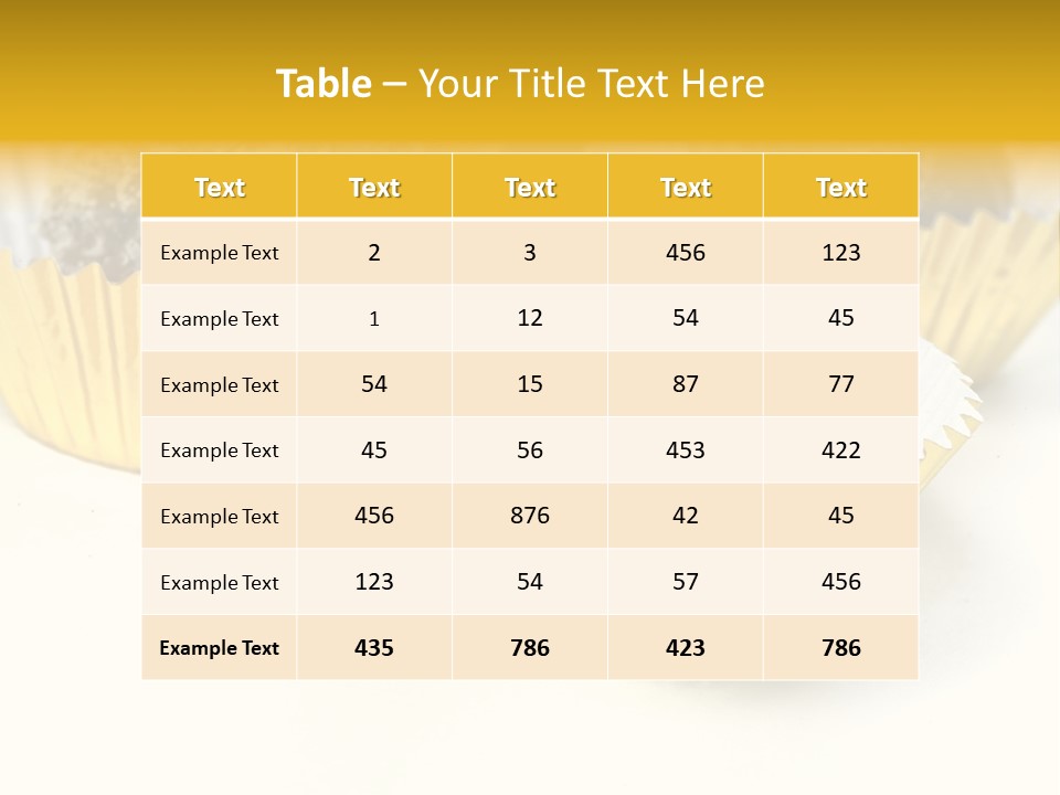 Food Candy Homemade PowerPoint Template