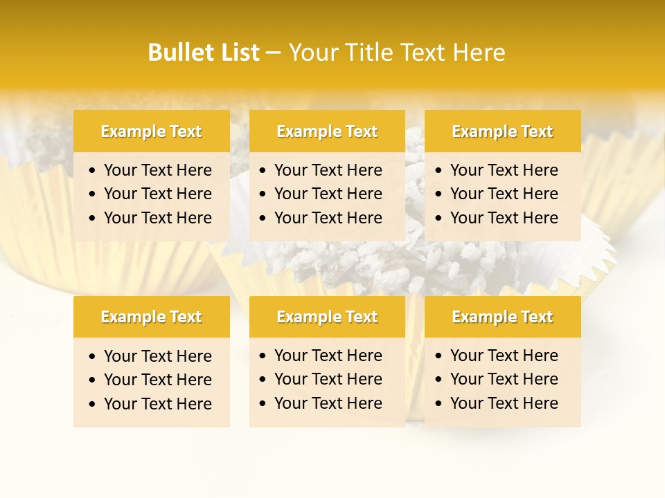 Food Candy Homemade PowerPoint Template