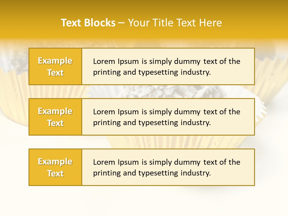 Food Candy Homemade PowerPoint Template