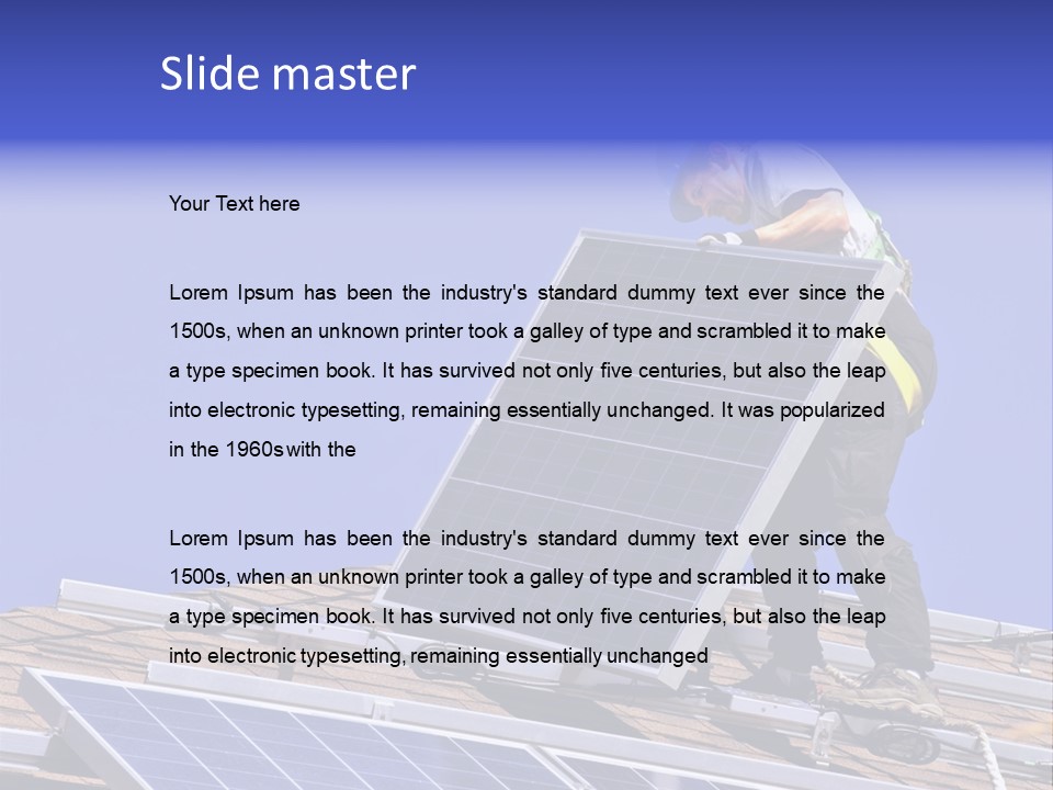 Green Cells Electricity PowerPoint Template