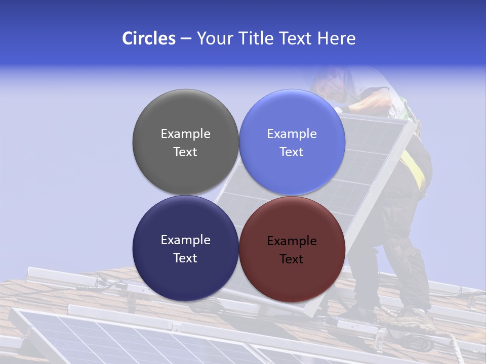 Green Cells Electricity PowerPoint Template
