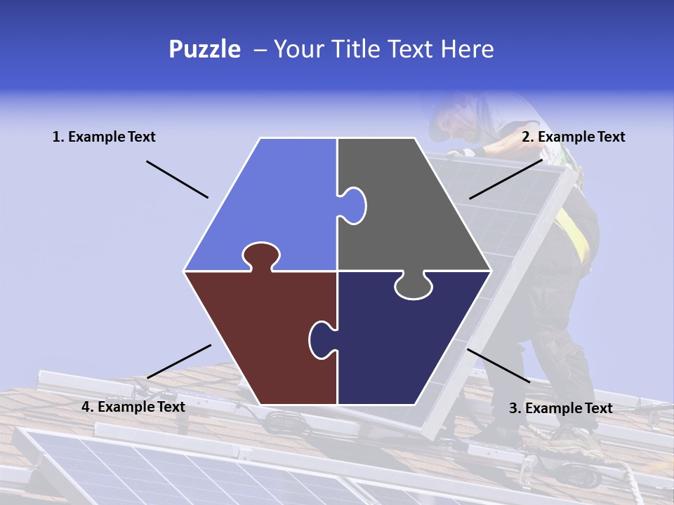 Green Cells Electricity PowerPoint Template