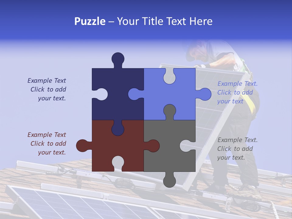 Green Cells Electricity PowerPoint Template