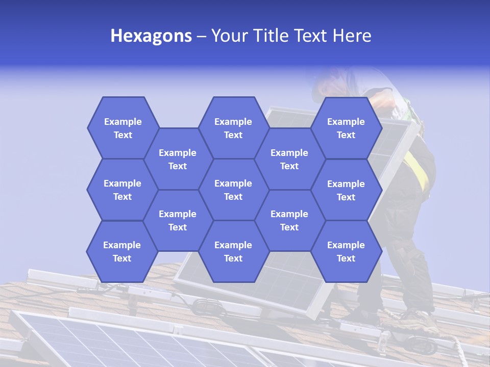 Green Cells Electricity PowerPoint Template
