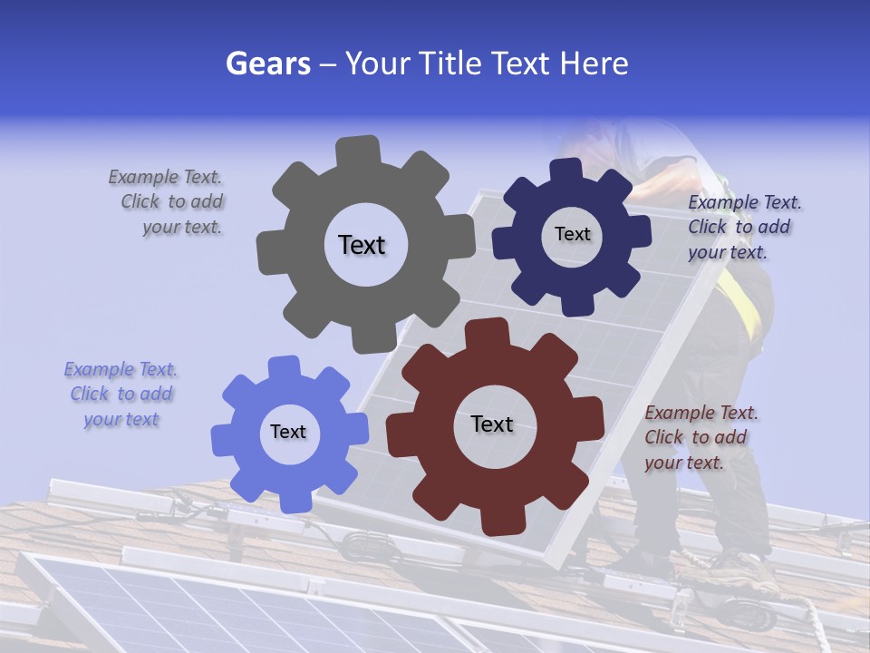 Green Cells Electricity PowerPoint Template