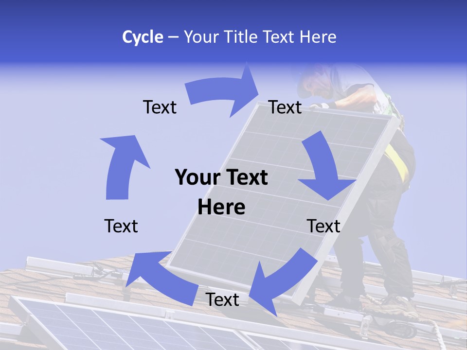 Green Cells Electricity PowerPoint Template