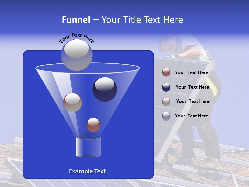 Green Cells Electricity PowerPoint Template