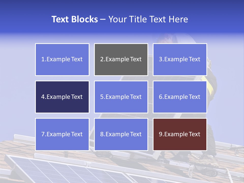Green Cells Electricity PowerPoint Template