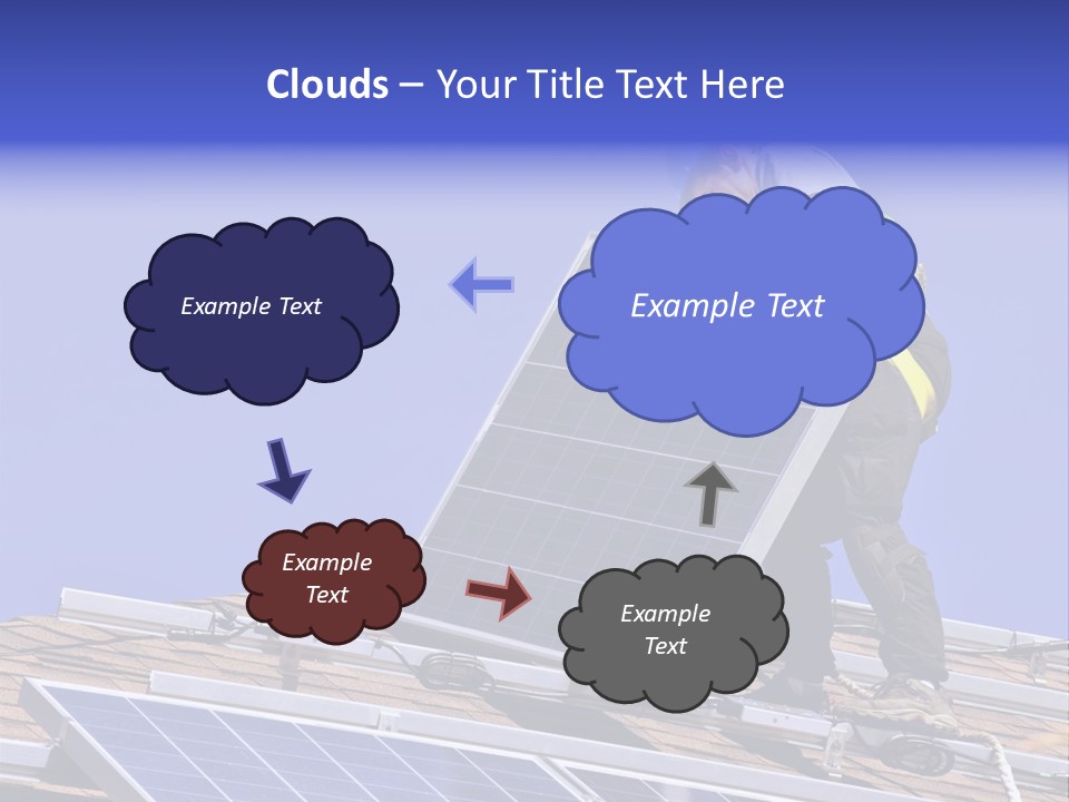 Green Cells Electricity PowerPoint Template