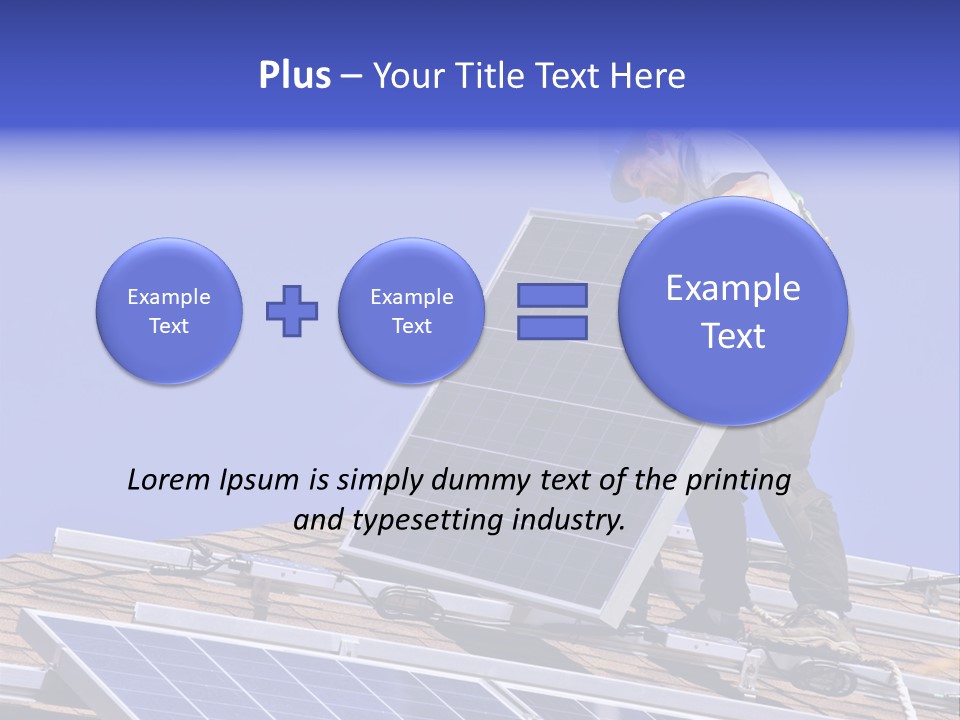 Green Cells Electricity PowerPoint Template