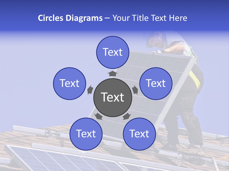 Green Cells Electricity PowerPoint Template