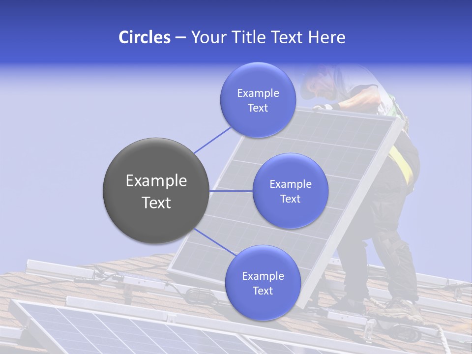 Green Cells Electricity PowerPoint Template