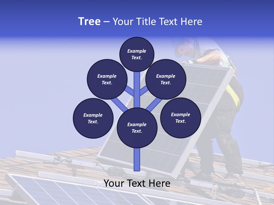 Green Cells Electricity PowerPoint Template