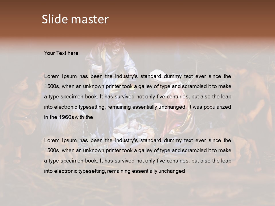 Scene Decorations Celebrate PowerPoint Template