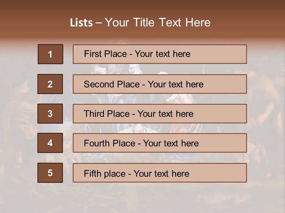 Scene Decorations Celebrate PowerPoint Template