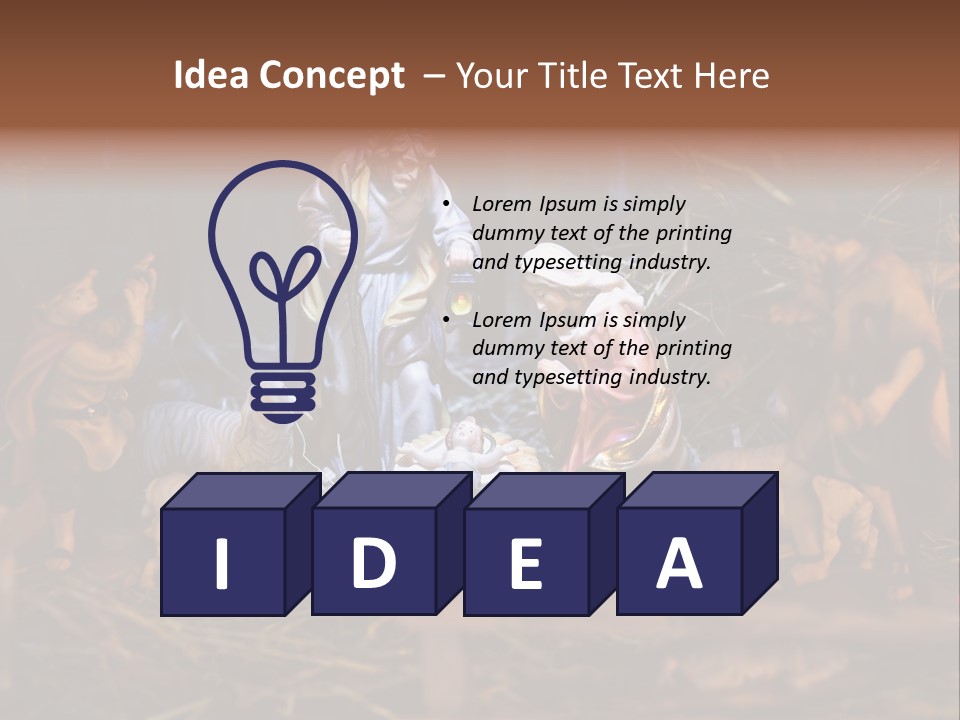 Scene Decorations Celebrate PowerPoint Template