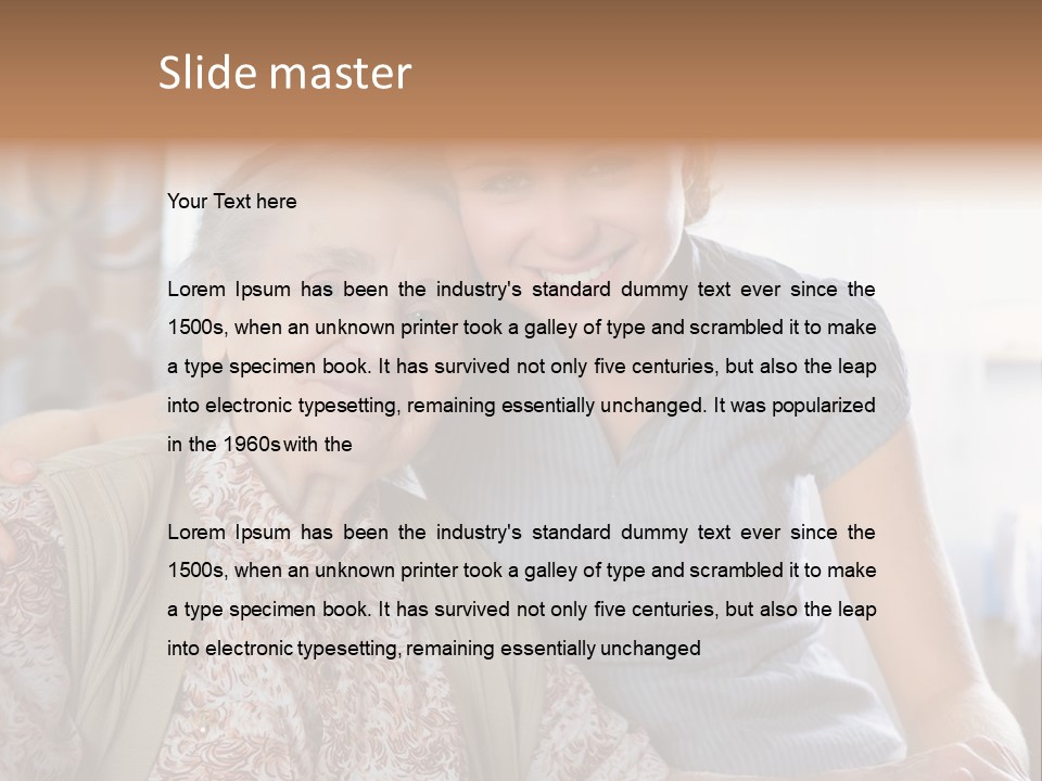 Help Lonely Years PowerPoint Template