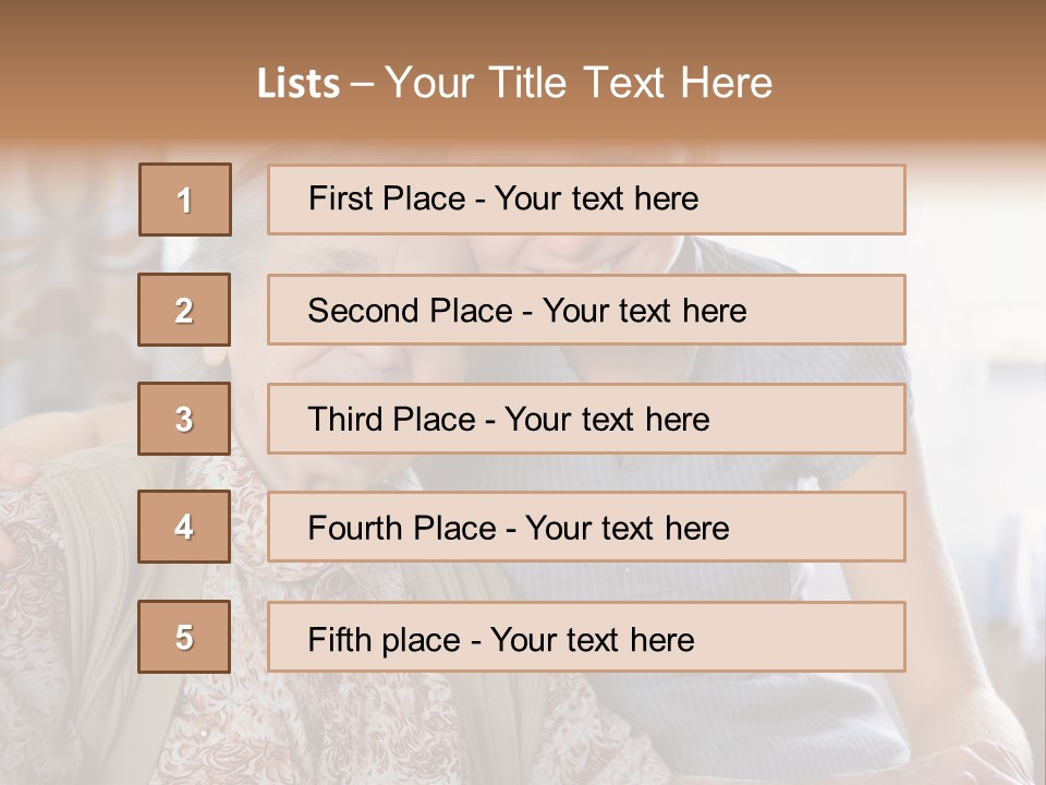 Help Lonely Years PowerPoint Template