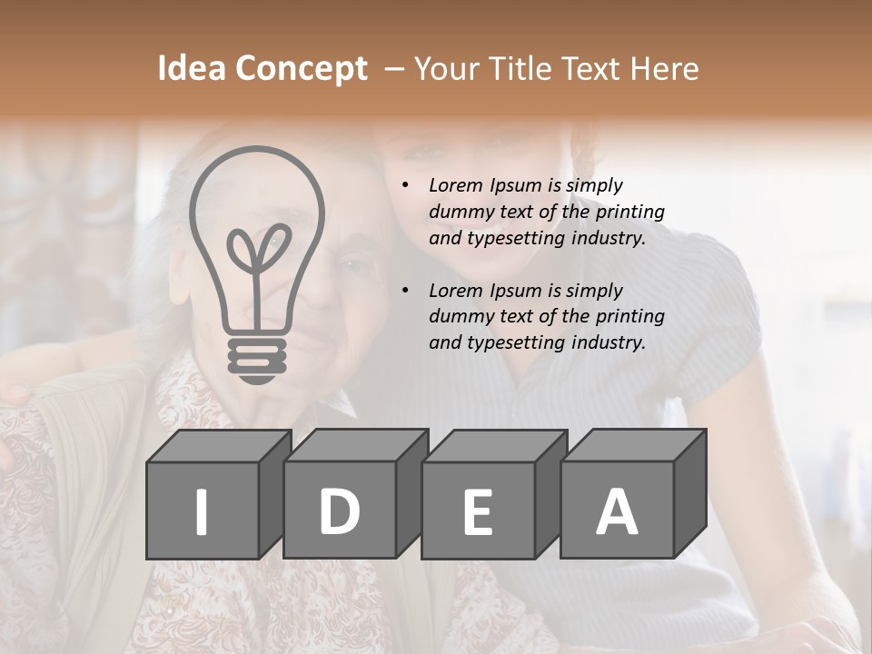 Help Lonely Years PowerPoint Template