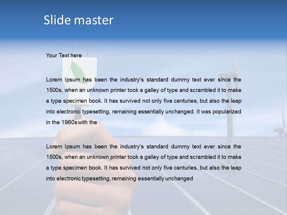 Weather Success Business PowerPoint Template