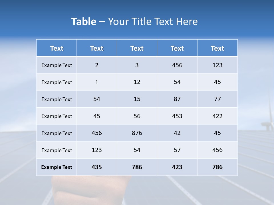 Weather Success Business PowerPoint Template