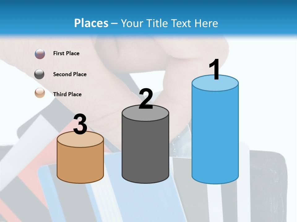 White Market Leather PowerPoint Template