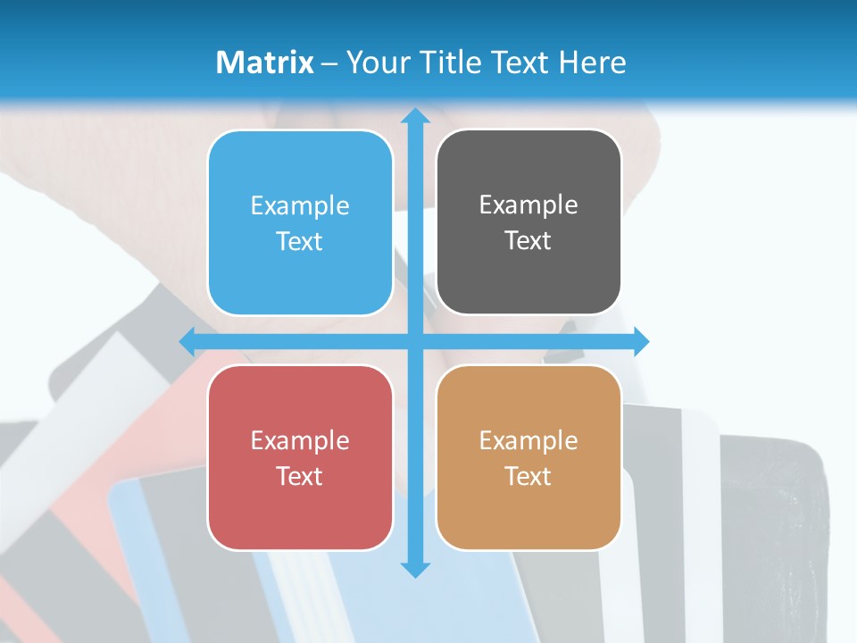 White Market Leather PowerPoint Template