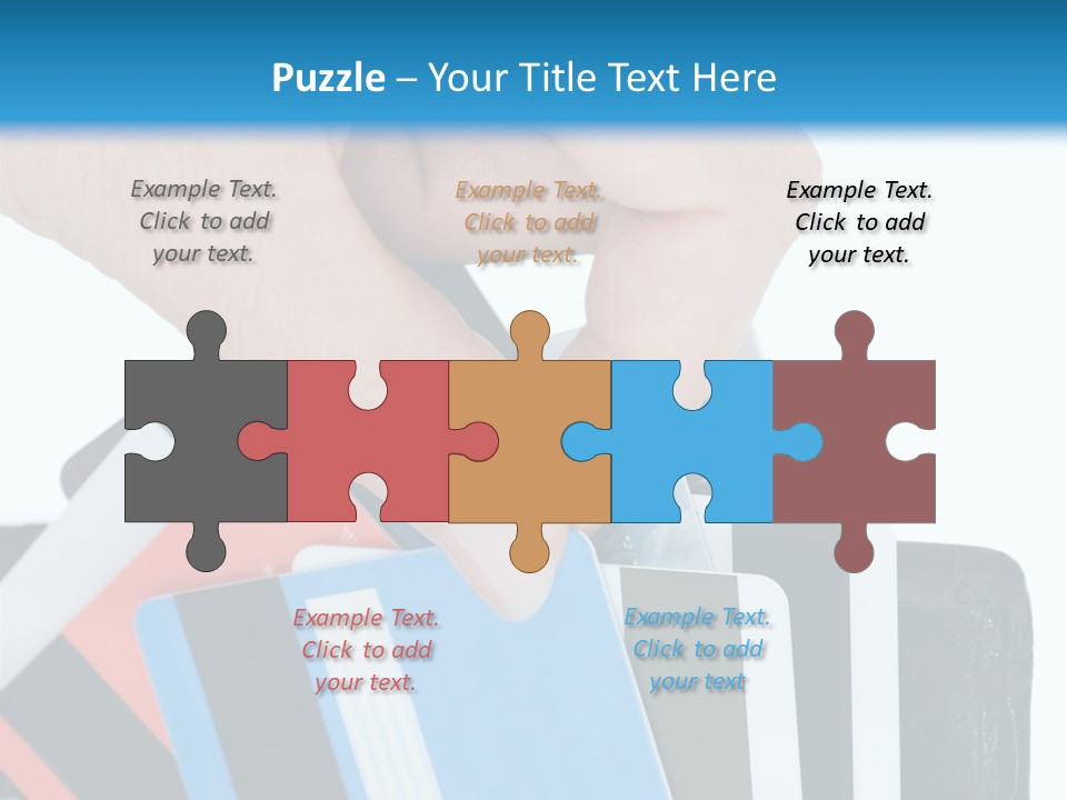 White Market Leather PowerPoint Template