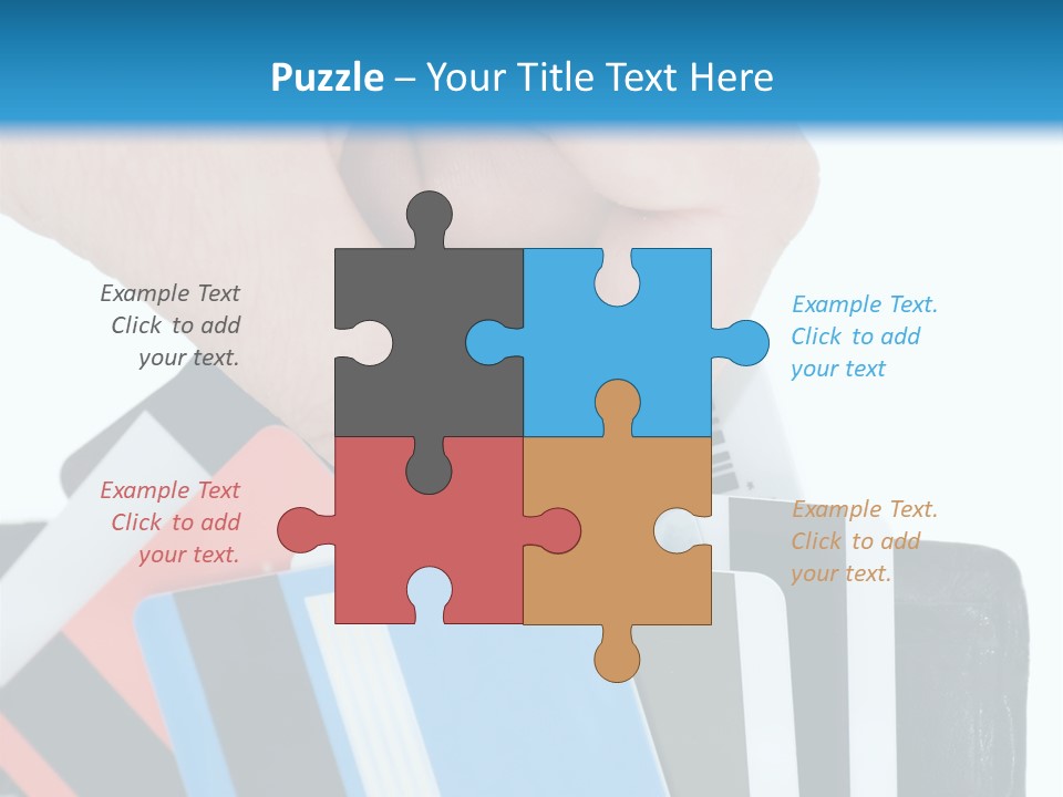 White Market Leather PowerPoint Template