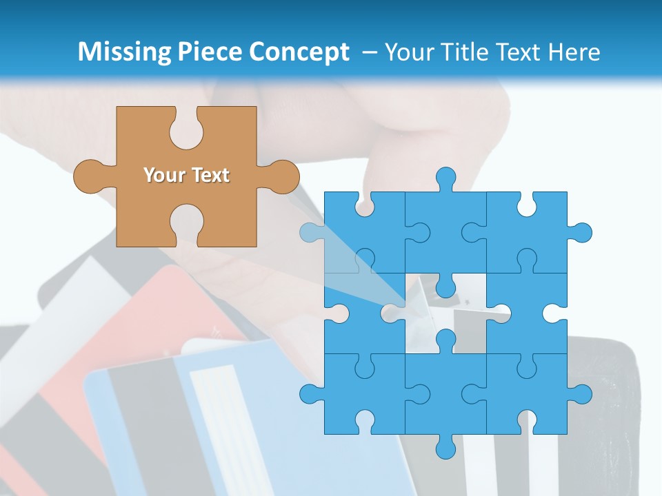 White Market Leather PowerPoint Template