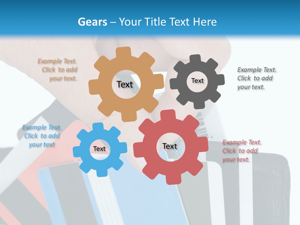 White Market Leather PowerPoint Template