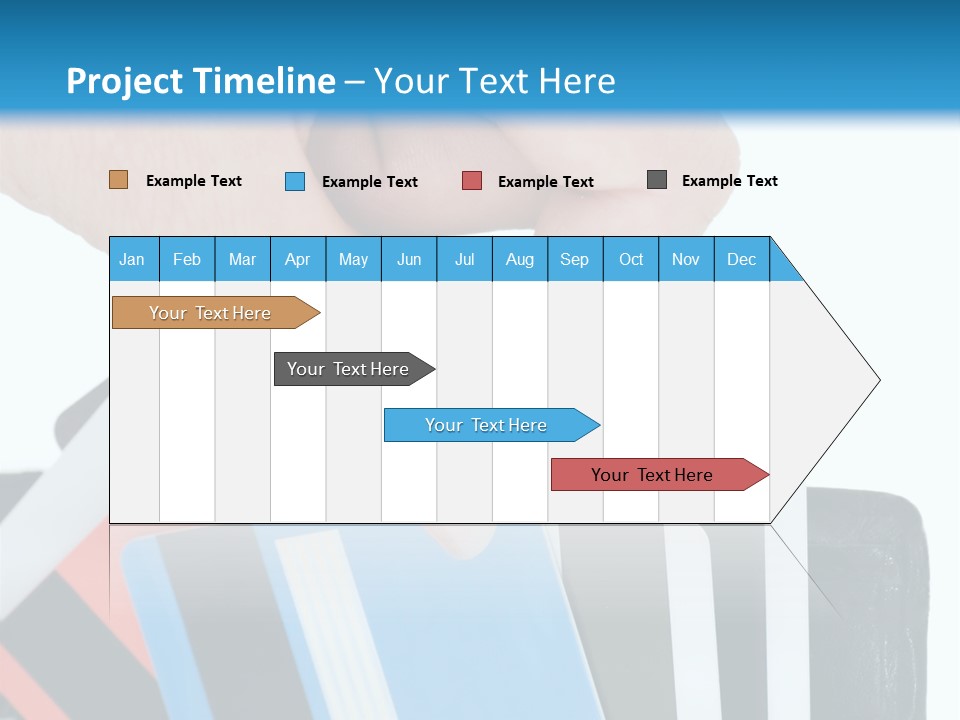 White Market Leather PowerPoint Template