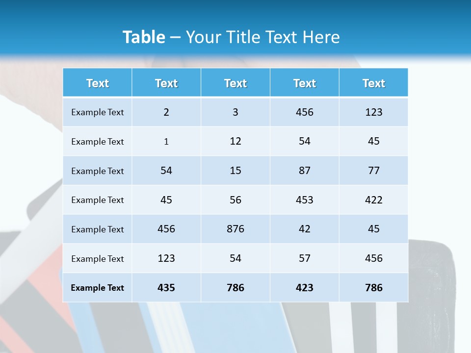 White Market Leather PowerPoint Template