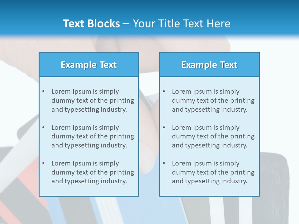 White Market Leather PowerPoint Template