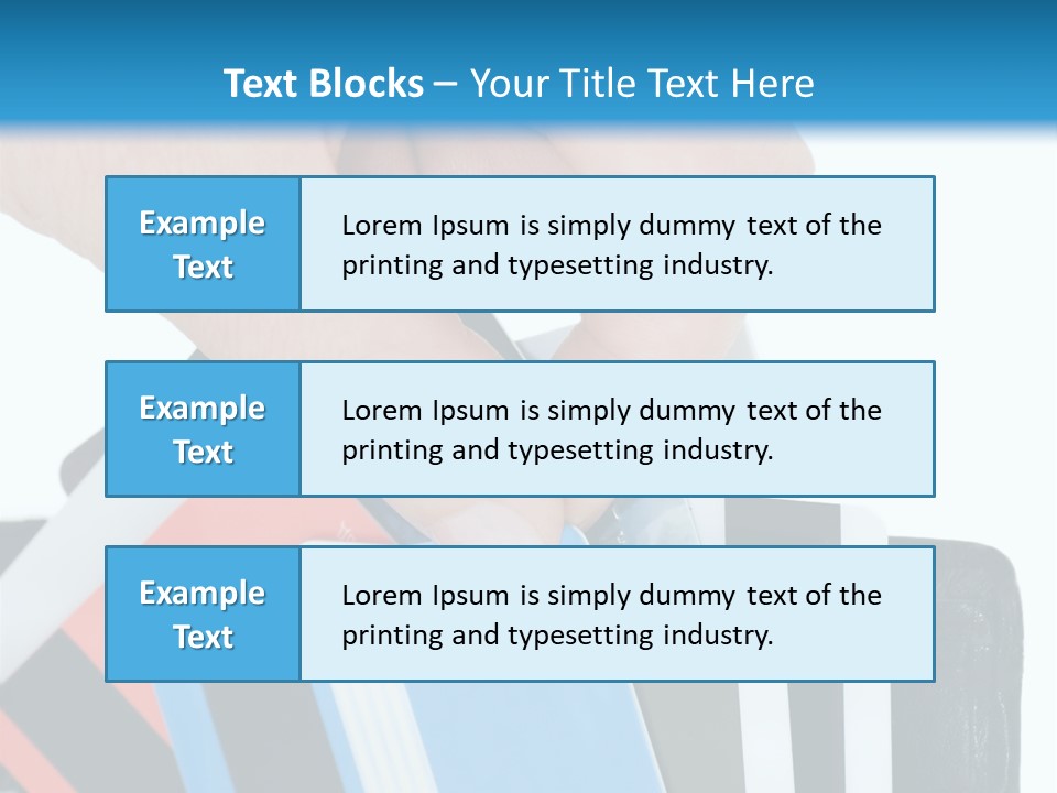 White Market Leather PowerPoint Template