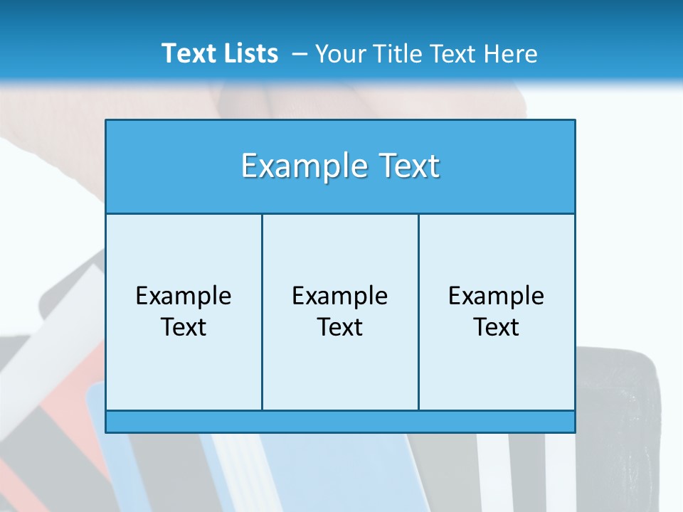 White Market Leather PowerPoint Template