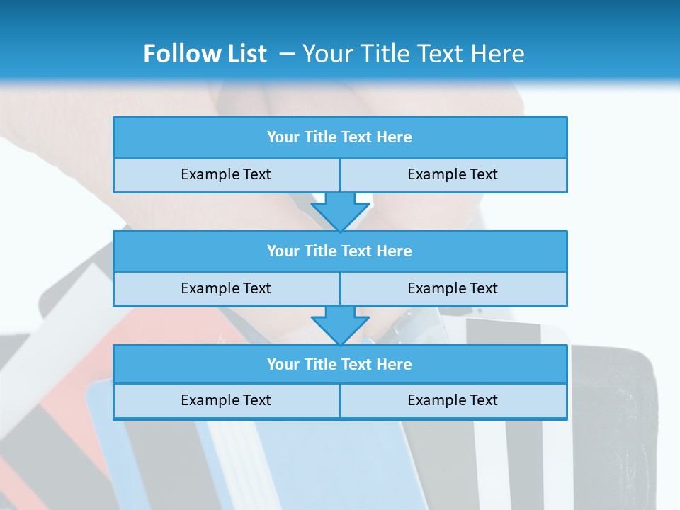 White Market Leather PowerPoint Template