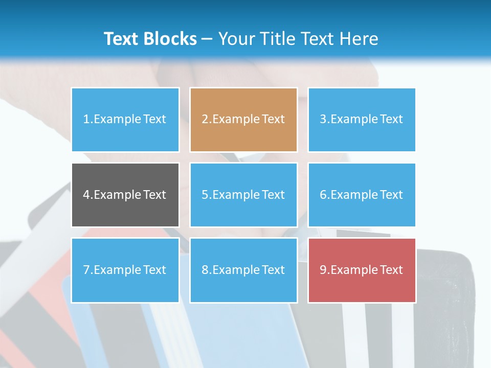 White Market Leather PowerPoint Template