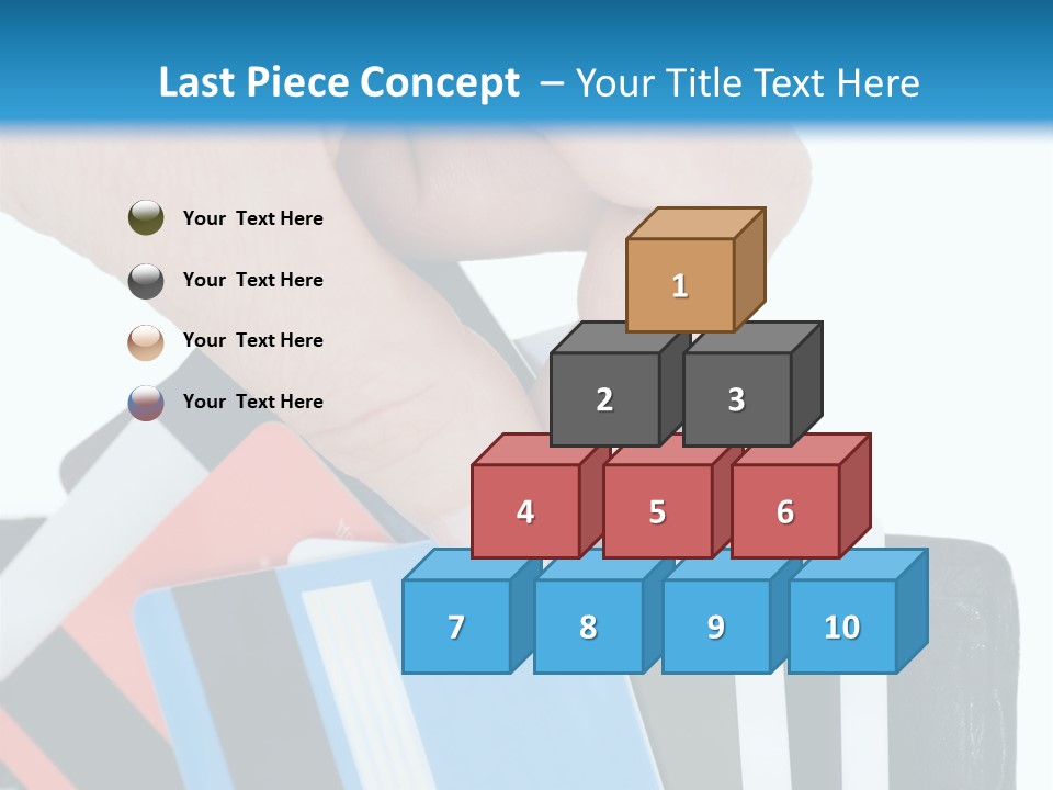 White Market Leather PowerPoint Template