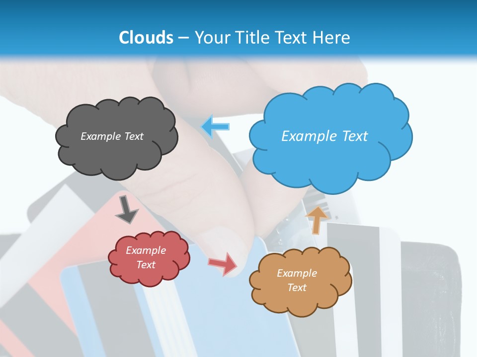 White Market Leather PowerPoint Template