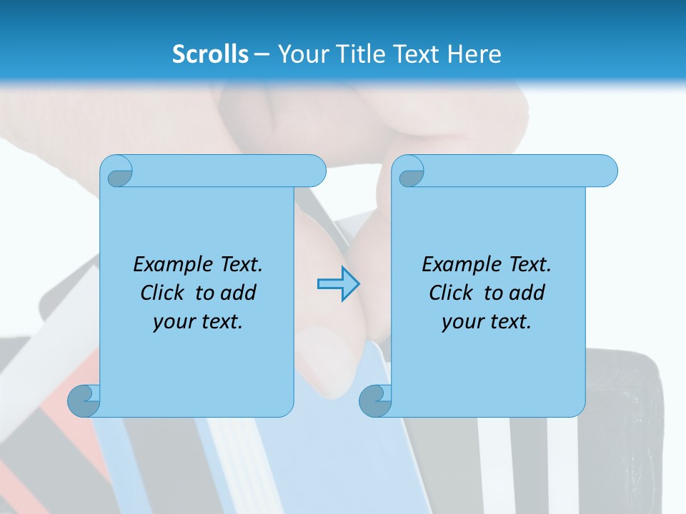 White Market Leather PowerPoint Template