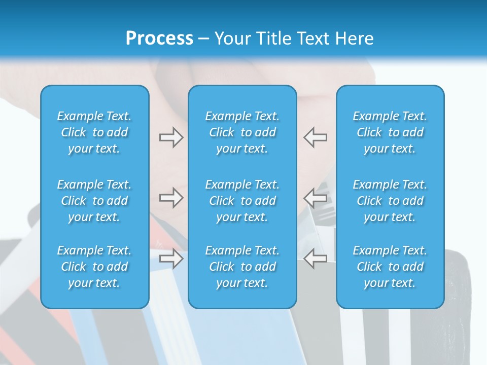 White Market Leather PowerPoint Template