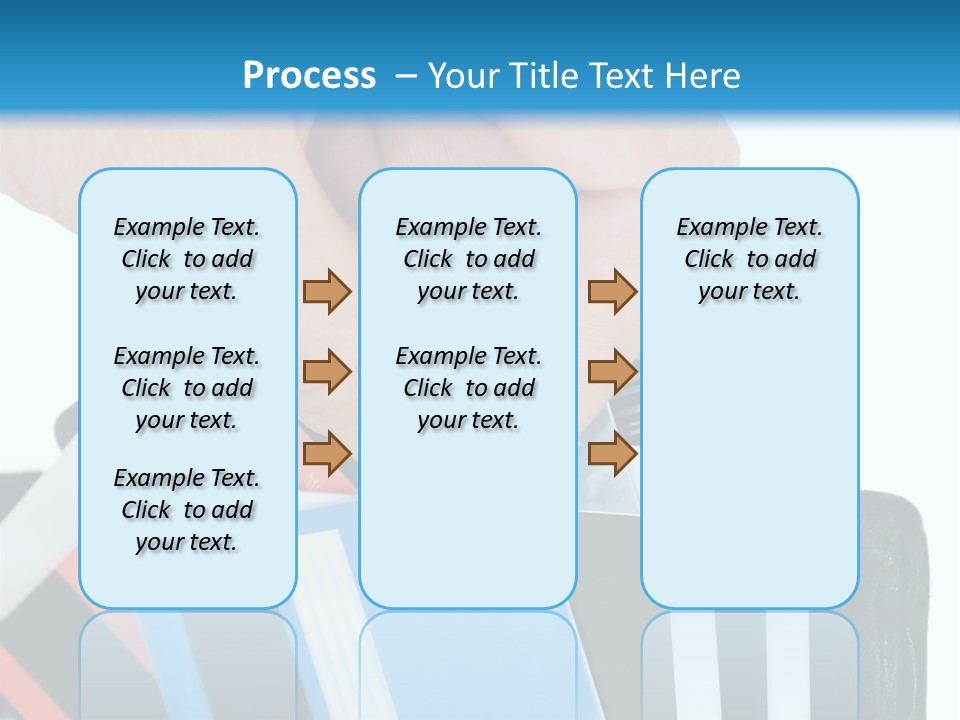White Market Leather PowerPoint Template