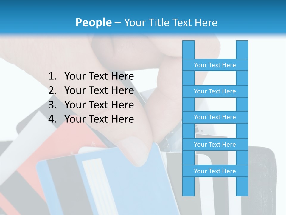 White Market Leather PowerPoint Template